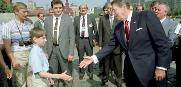 reagan and putin