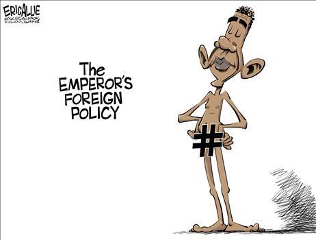 obama cartoon naked foreign policy