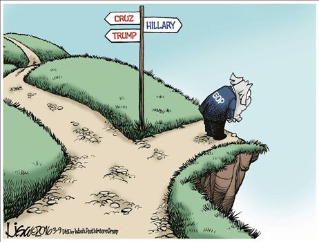 trump cruz hillary paths