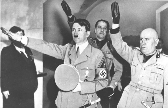 hitler and mussolini